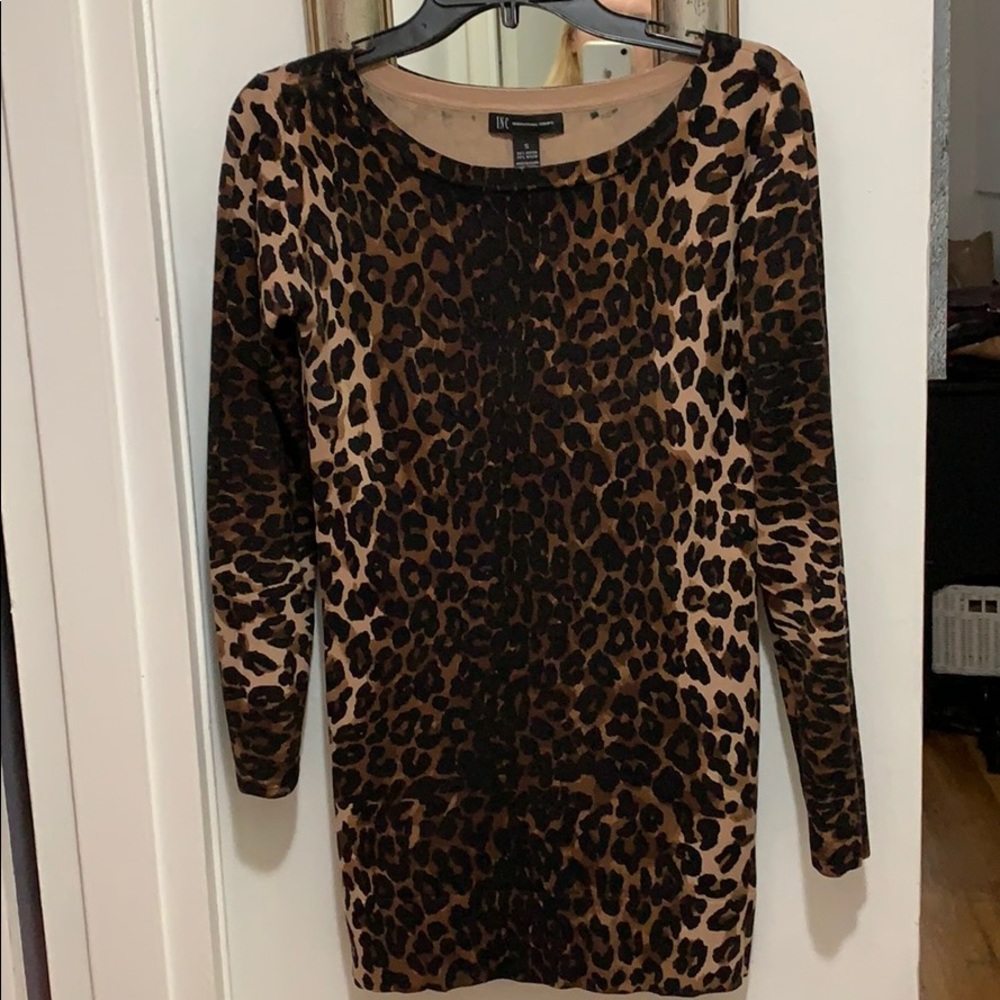 iNC long sweater / mini dress